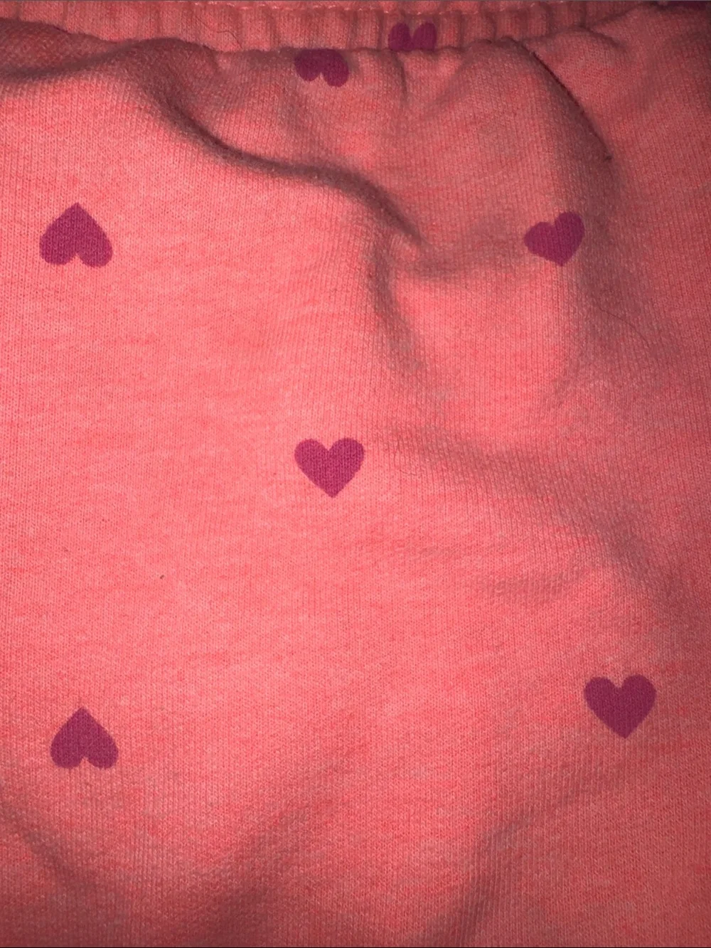 Cat & Jack Coral Heart-Print Knit Shorts